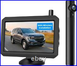 AUTO-VOX Wireless Car Backup Reverse Camera 5 Rear View Monitor Rechargeable