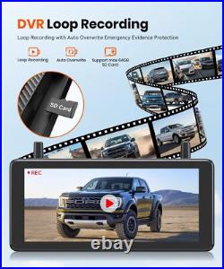 AUTO-VOX Wireless Solar Backup Camera HD 1080P 7.2 DVR Split Monitor For RV Van AUTO-VOX Wireless Solar Backup Camera HD 1080P 7.2 DVR Split Monitor For RV Van