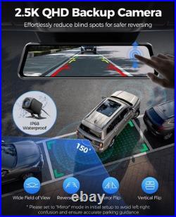 AZDOME PG17 Max 4K 12 Backup Camera Includes 64GB Card, GPS, Parking Monitor