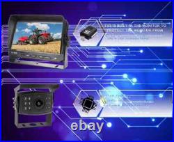 Ahd 1080p 7 Rear View Reversing Backup Camera System Skid Steer Truck Tractor