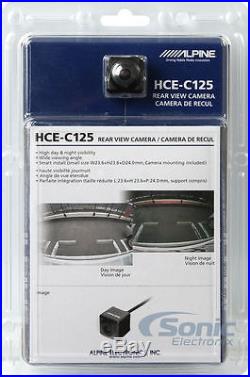 Alpine HCE-C125 NTSC Rear-View Backup Camera with RCA & Direct Connectivity