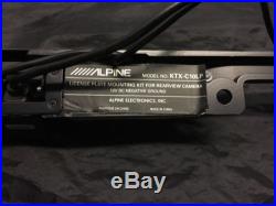 Alpine HCE-C300R Active View Rear Camera System & KTX-C10LP License Plate Frame