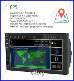 Android 10 2GB 7 Double 2Din Car Radio Stereo NO DVD Player GPS Nav OBD WiFi SD