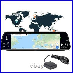Android 8.1 Car Rearview Mirror DVR Dash Cam 4G WiFi GPS Recorder+Camera 16GB TF