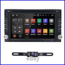 Android TV WiFi GPS 6.2 2Din In-Dash Car DVD Radio Stereo Player Reverse Camera