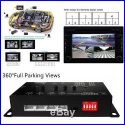 Auto360° Full Parking View WithFront/Rear/Right/Left 4 Camera Video Monitoring Hot