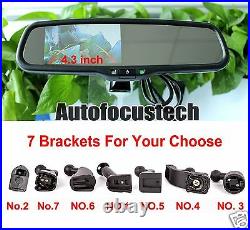 Auto Dimming Mirror + 4.3 Parking Rearview Display + Compass/Temperature/Camera