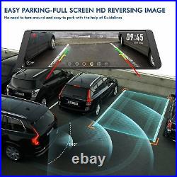 Auto-Vox 9.88'' Car DVR Dash Cam Vehicle Rear View Mirror Backup Camera Recorder