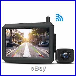 Auto-Vox W7 Wireless Car Rear View System 5 LCD Monitor Backup Reversing Camera