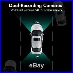 Auto-Vox X1Pro 9.88 Dual Lens Car DVR Rear View Mirror Dash Cam Camera Recorder