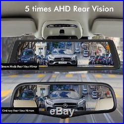 Auto-Vox X1 Pro 9.88 Dual Lens Mirror Dash Cam Video Recorder Rear View Camera
