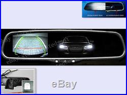 Auto dim mirror+backup camera 3.5 dispaly, fits Ford, Nissan, GM, include a camera