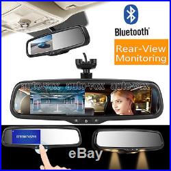Auto-vox 4.3Rear view Mirror Monitor Bluetooth + Camera Night Vision 6 LEDs