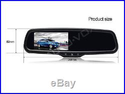 Auto-vox 4.3 LCD Car Rear View Mirror Vedio Monitor + CCD Parking Camera Kit
