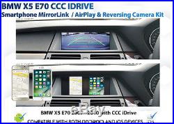 BMW E70 X5 CCC iDrive Android / iPhone Mirroring & Reverse cam retrofit pack