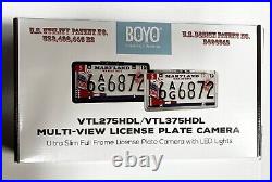 BOYO VTL375HDL Full-Frame License Plate HD Backup Camera LED Lights (Black) NEW