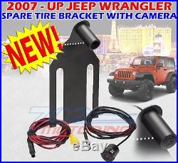 Back Up Camera & Mount Jeep Wrangler Jk 2007 2017 Backup Rear View Spare Tire