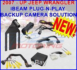 Back Up Mount & Camera Jeep Wrangler Jk 2007 2017 Backup Rear View Spare Tire
