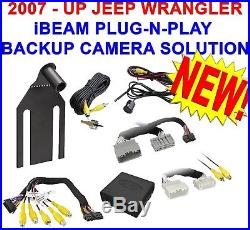 Back Up Mount & Camera Jeep Wrangler Jk 2007 2017 Backup Rear View Spare Tire