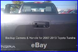 Backup Camera Handle & Rear View Mirror Monitor 4.3 for Toyota Tundra 07 13