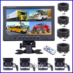 Backup Camera Rear View Parking System Night Vision + 9 LCD Monitor Car Truck