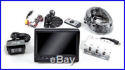 Backup Camera System 7 LCD Screen Rear View Safety Audio RV Truck Motorhome Bus