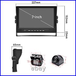 Backup Camera System + 9 Quad Split Monitor DVR Recorder For Semi Truck Trailer Backup Camera System + 9 Quad Split Monitor DVR Recorder For Semi Truck Trailer