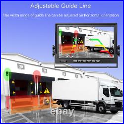 Backup Camera System + 9 Quad Split Monitor DVR Recorder For Semi Truck Trailer Backup Camera System + 9 Quad Split Monitor DVR Recorder For Semi Truck Trailer