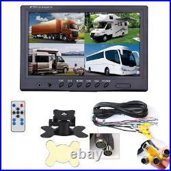 Backup Camera System with 9'' Large Monitor Reverse Kit For RV Truck Trailer Bus