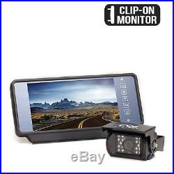 Backup Camera With 7 TFT LCD Screen That Attaches to Rear View Mirror 130° View
