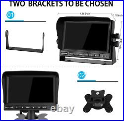Backup Camera for Truck, Rear View Camera with 7Inch HD Monitor+Reverse Waterproo