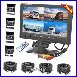 Backup Camera with Monitor Kit, 9'' Car Rear View Monitor with Waterproof 18