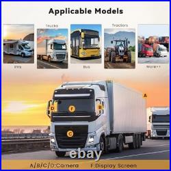 Backup Camera with Monitor Kit, 9'' Car Rear View Monitor with Waterproof 18