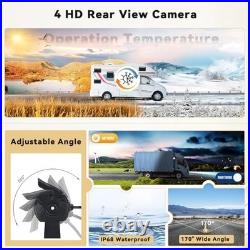 Backup Camera with Monitor Kit, 9'' Car Rear View Monitor with Waterproof 18