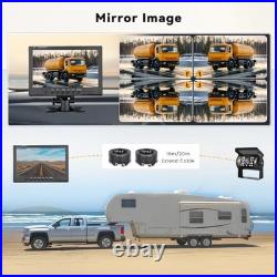 Backup Camera with Monitor Kit, 9'' Car Rear View Monitor with Waterproof 18