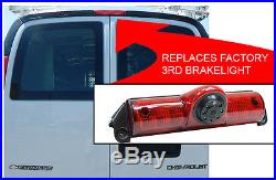 Backup Rear View Camera/3rd Brakelight for 04-17 Chevy Express Van/GMC Savana