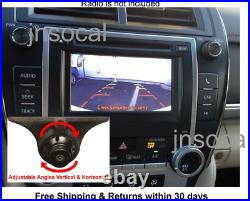 Backup Rear view Camera Kit For Toyota Camry, Prius (2012 2014) plug and play