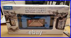 Backup camera systemType S HD Solar-Powered Backup Camera with 6 HD Monitor