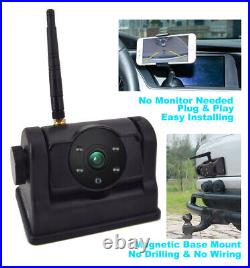Battery Powered Super Wifi Magnetic Reversing Rear View Camera For IOS Android