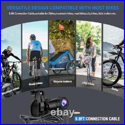Bicycle Rear View Camera Recorder, 4.3'' 1080P Sunshade Monitor, 8000mAh