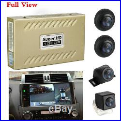 Bird View Panoramic System + 4 Cam Car DVR Recording Parking Rear View Camera