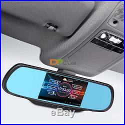 Bluetooth 5 HD 1080P Android WIFI Rear View Mirror GPS Navi Camera CAR DVR H700
