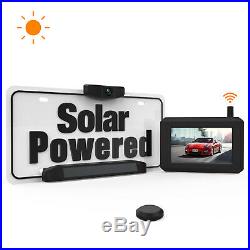 Boscam Solar Power Wireless Car Rear View Backup Camera Kit 5 Mins Installation