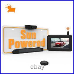 Boscam Solar Power Wireless Rear View Backup Reversing Camera Kit 5 Min Install