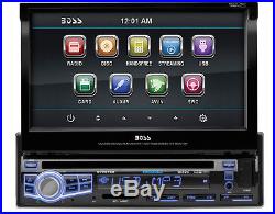 Boss Bv9976b 1 Din Car Dvd/cd Player 7 Monitor Usb Bluetooth Rear Reverse Camera