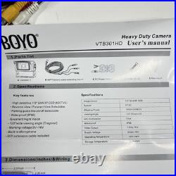 Boyo VTB301HD Heavy Duty Rear View Camera & Microphone Night Vision Park Guide