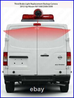 Brake Light Rear View Backup Camera +Mirror Monitor For Nissan NV 1500 2500 3500 Brake Light Rear View Backup Camera +Mirror Monitor For Nissan NV 1500 2500 3500