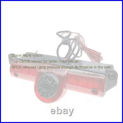 Brake Light Rear View Reverse Backup Camera Compatible with 2003-2019 Chevy E