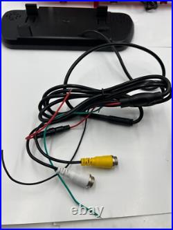 Brake Light Reverse Backup Camera System with Clip-on Mirror Monitor Durable