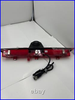 Brake Light Reverse Backup Camera System with Clip-on Mirror Monitor Durable